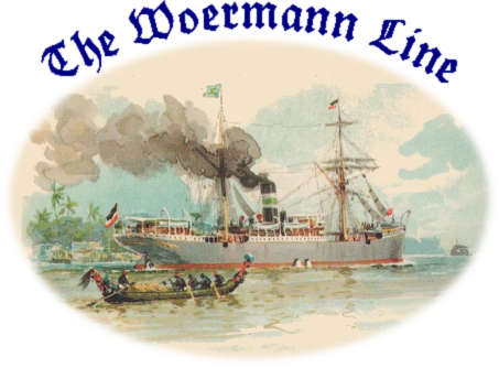 Painting of Woermann Steamship